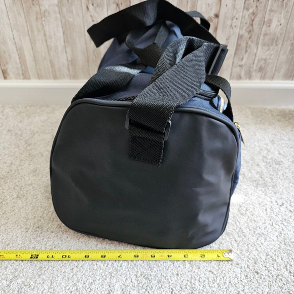 Unisex Paco Rabanne Blue and Black Travel Duffel Bag - Picture 6 of 13